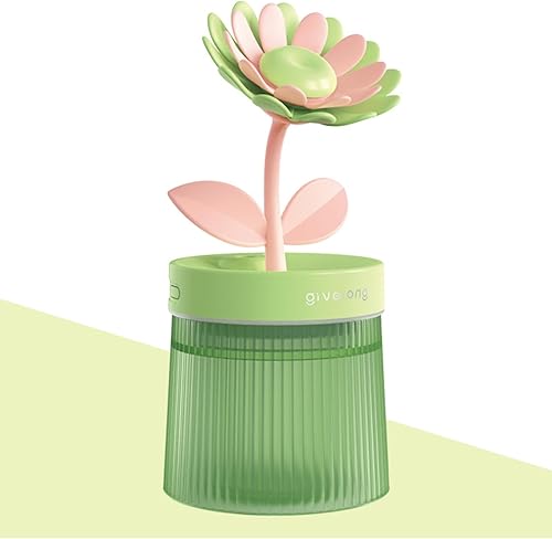 Lindo mini humidificador de 10.8 fl oz de niebla fría con 2 modos de niebla, para el hogar, guardería, oficina, mini humectante de aire portátil,