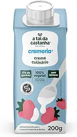 A Tal da Castanha Creme Culinário Vegetal Cremeria, 200G