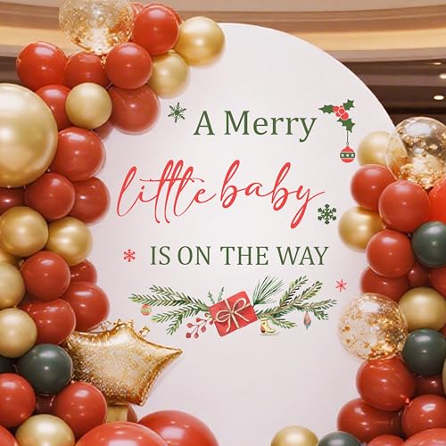 Adorno decorativo Baby Shower A Merry Little Baby