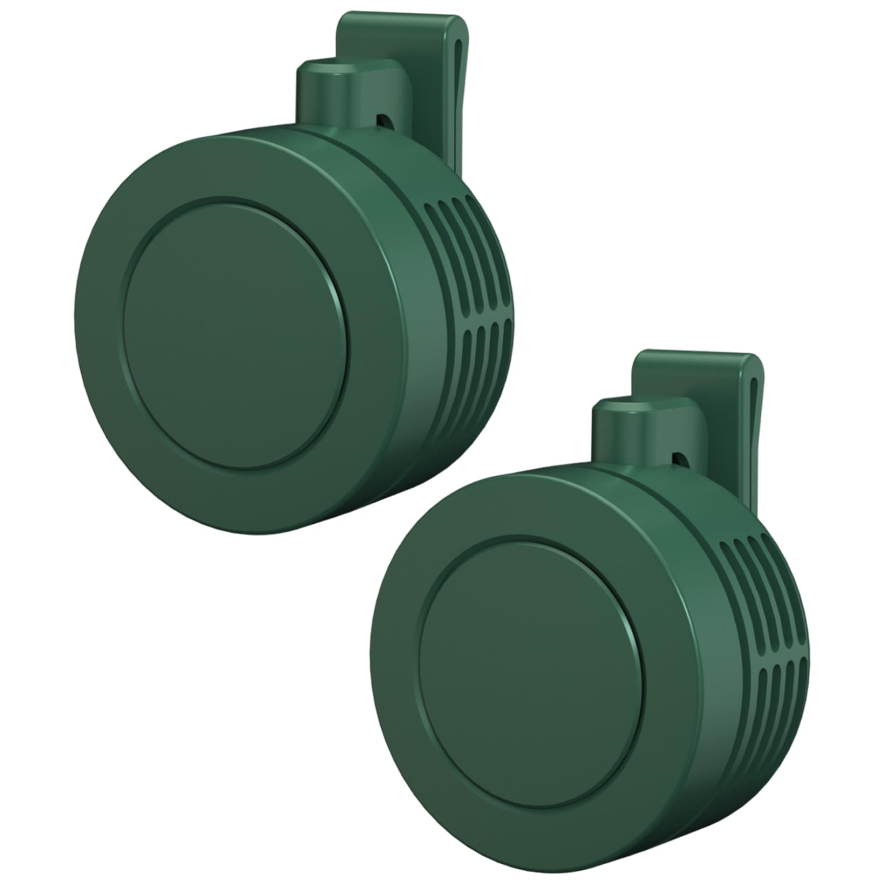 Mini ventilateur portable de ceinture vert silencieux 3 vitesses clip chemise bureau