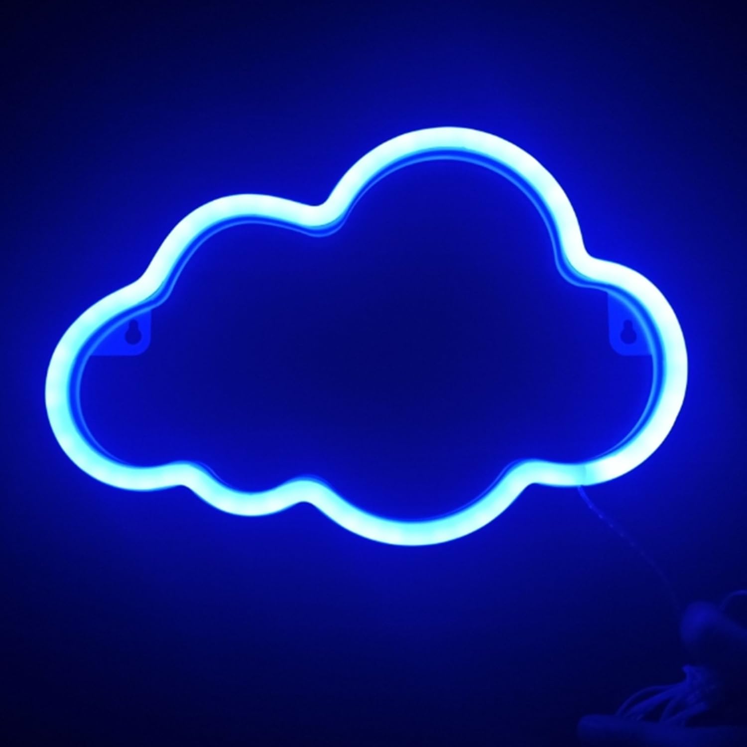 HFHungkeong Cloud Neon Signs LED Cloud Neon Light 3 AA Battery or USB Powered Cute Kawaii Cloud Light Wall Art Lights Decorations for Teen Girl Dorm Room Decor Aesthetic — image 1