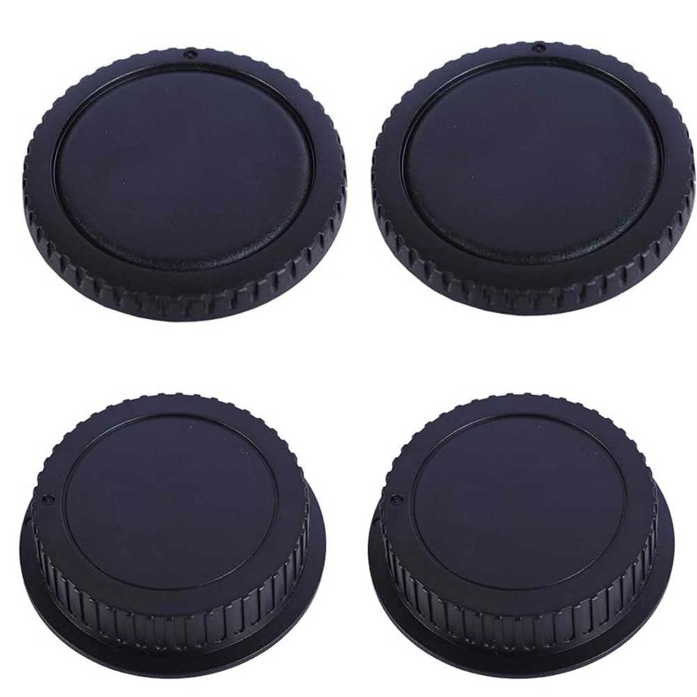 2 set di copriobiettivo posteriore per fotocamera compatibile con Canon EF EF-S Mount Lens EOS 9000D 4000D 1150D 1100D 1000D 1DX III 1DX 1D 7D 5D 60D 90D 80D 6DII 5D IV 77D 850D 800D 600D 550D 500D