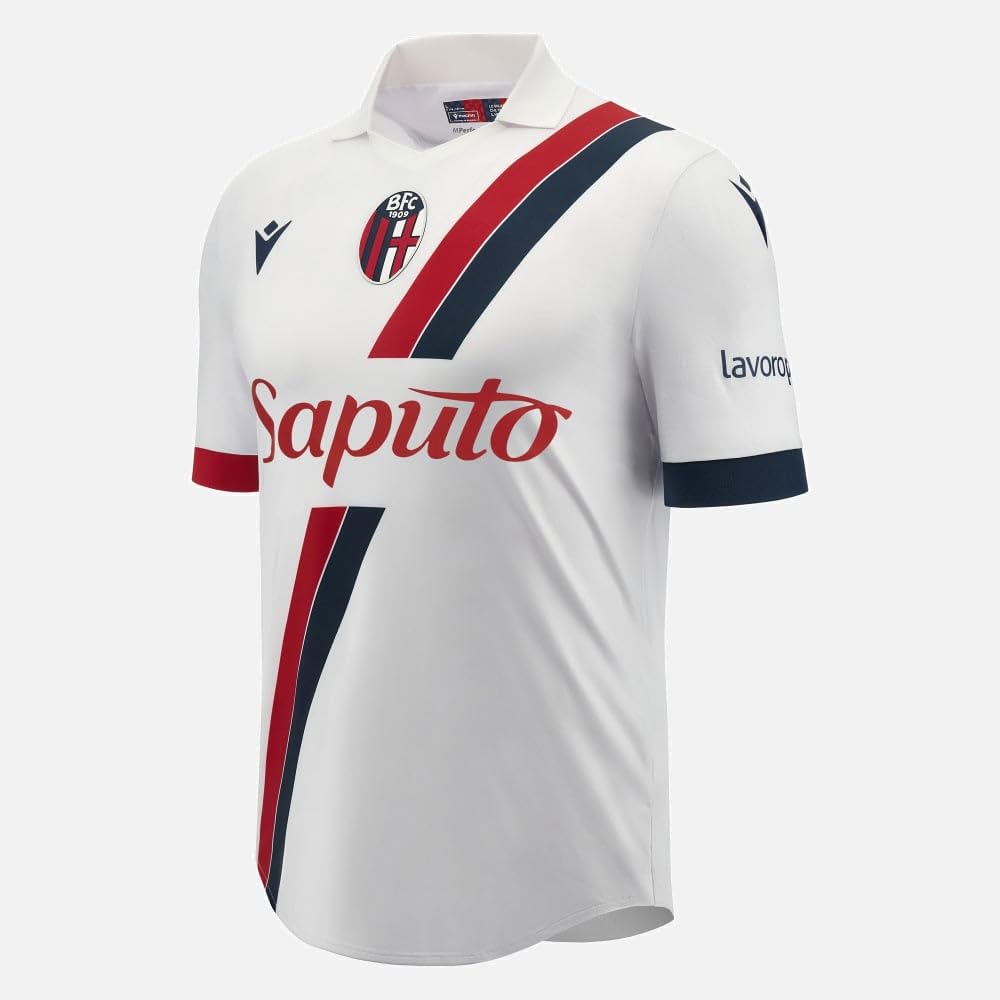 Maillot De Foot Vintage Macron Bologna - Sweat Ou Maillot ? - Occasion - Taille à Vérifier