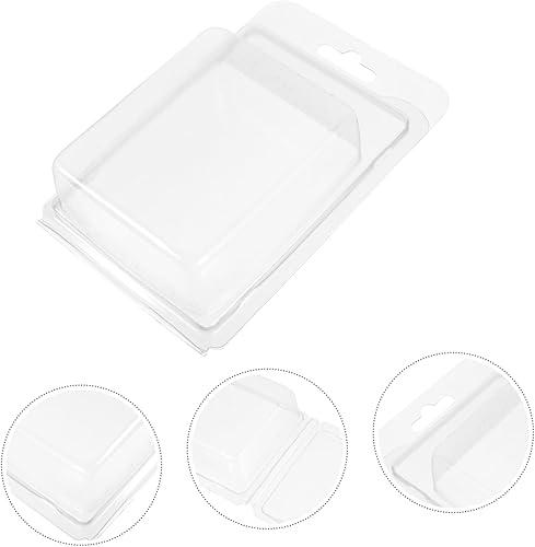 Miniatura 8 de EXCEART Moldes de vela 20 piezas de envases de moldeo vacíos moldes de cera derretimiento accesorios DIY caja de embalaje pequeña práctica