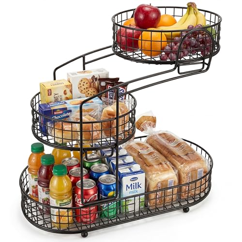 KMV 3-Tier Metal Wire Organizer