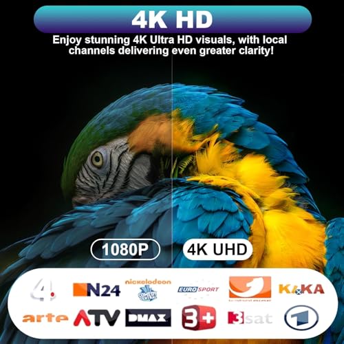 Antena TV Digital Interior, Antena TDT Interior HD Recepción 360° Alcance de 120 km con Base Magnética y Cable de 3m para Canales Locales Smart TV 4K/1080p/VHF/UHF DVB-T/T2 en Abierto - imagen 4