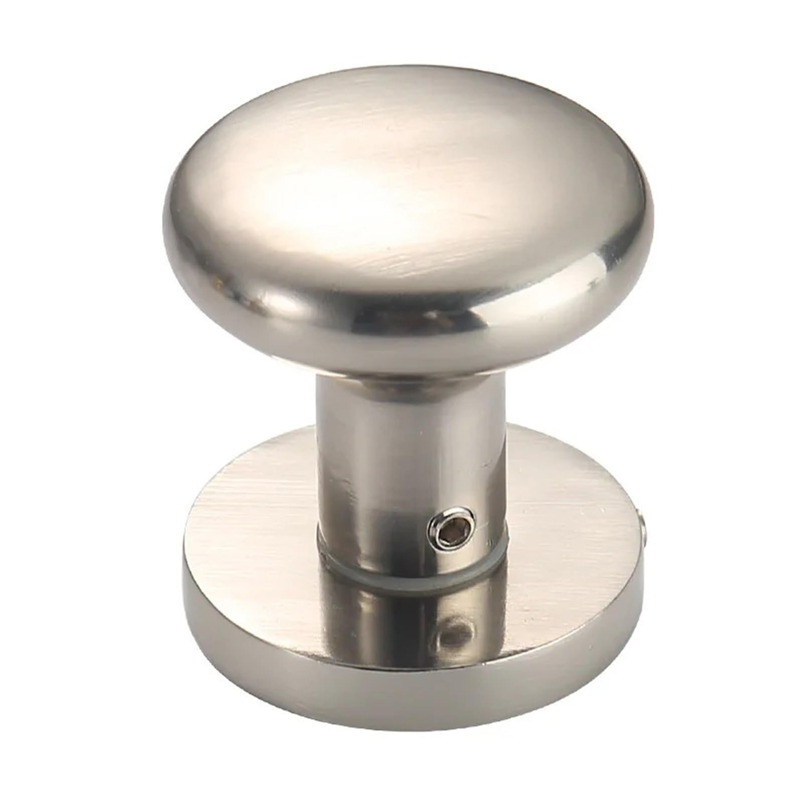 Pswbkvdblp Brushed Nickel Invisible Door Lock Background Wall Concealed Zinc Alloy Single Face Keyless Circular Handle 1Pcs