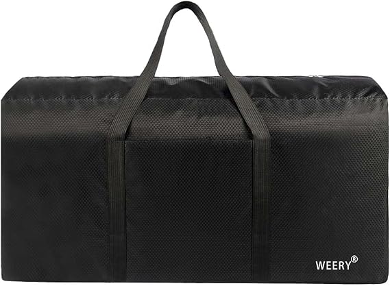 WEERY Extra Large Duffle Bag,96L Lightweight Travel Bag, Foldable Waterproof Duffel Bag for Men Women,Black