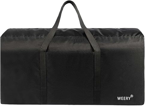 WEERY Extra Large Duffle Bag,96L Lightweight Travel Bag, Foldable Waterproof Duffel Bag for Men Women,Black