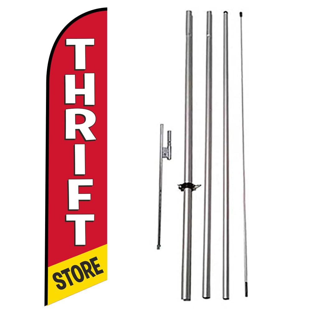 Business Flags For Outside Feather Flutter Flag Banner For - Foto 3