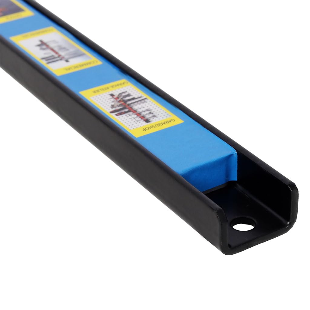 6-pak magnetycznych pasków narzędziowych 45 cm, wytrzymały stalowy organizer na narzędzia z silnymi magnesami neodymowymi, montowany na ścianie magnetyczny zestaw prętów narzędziowych do garażu