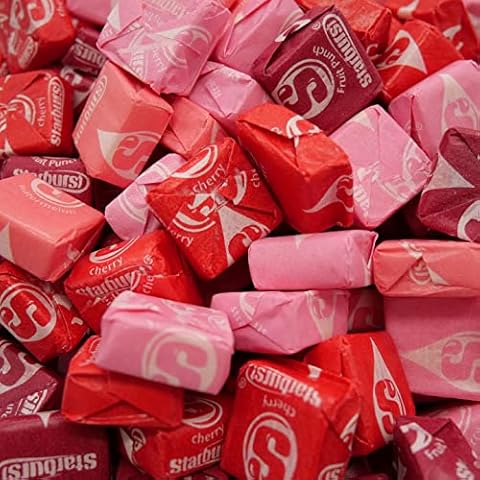 Starburst Fruit Chews Candy Bulk Pack - FaveReds - 2 Pounds - In Mighty Merchandise Packaging Cover