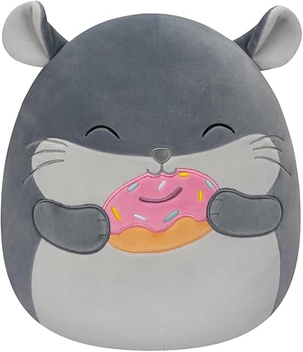 Squishmallows Peluche navideño Kellytoy de 8 pulgadas, con licencia oficial, juguete de peluche suave y esponjoso, regalo para niños, niñas y niños