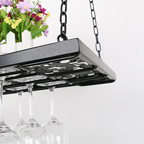 Supports de rangement suspendus de qualité supérieure en fer noir - 4