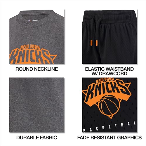 Image of Ultra Game Boys NBA Official Super Soft Game Time T-shirt & Shorts Set