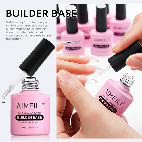 Set de esmaltes gel AIMEILI sin limpieza miniatura 6