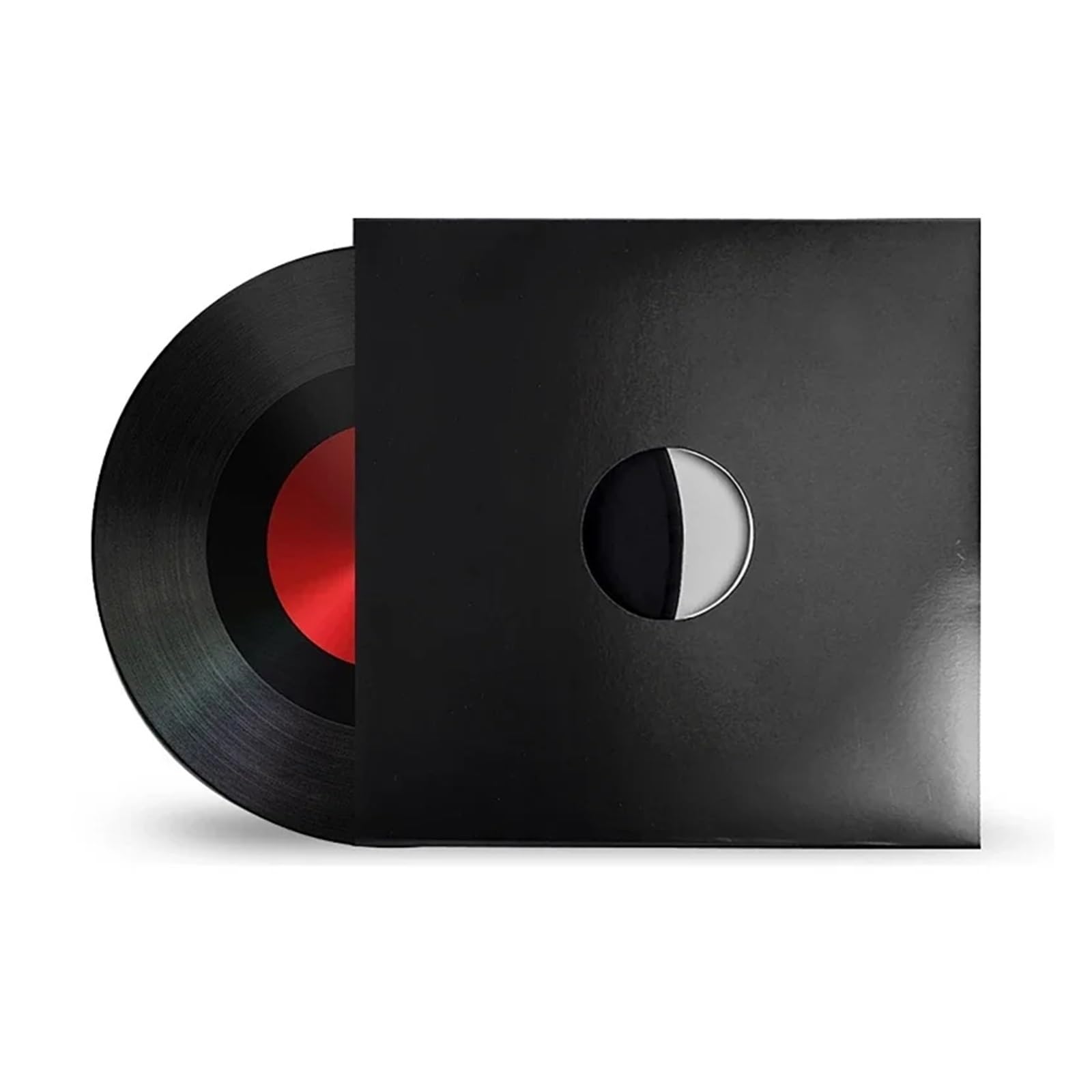 Buste interne in vinile, Buste Interne In Carta Kraft Composita, Coperture Esterne In Cartone, Confezione Da 10 Multicolori 12 Pollici(12in Black Hole)