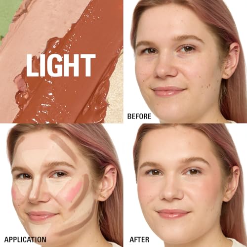 Image of Revolution Everything Base Face Icon Complexion Palette, Multi-Use, Light | Cream Contour, Concealer, Corrector, Highlighter & Blush Kit, Vegan & Cruelty-Free