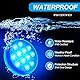 TEPENAR Wiederaufladbare Weihnachten LED Licht mit Fernbedienung IP68 Wasserdicht LED Weihnachtsbeleuchtung mit USB Wiederaufladbar Magnet Schwimmende für Weihnachten Deko Party drinnen (2 PCS)