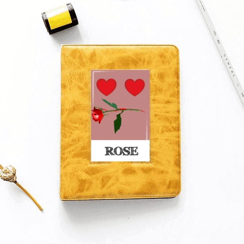 no/no Red Love Emotion Like Rose Photo Album Family Wedding Picture 4x6