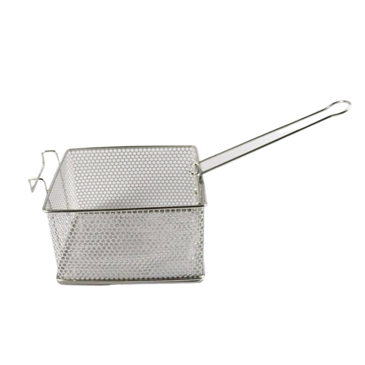 YUZGUHEY Frying Basket with Handle, Stainless Steel Commercial Food Strainer for French Fries Chicken Nuggets