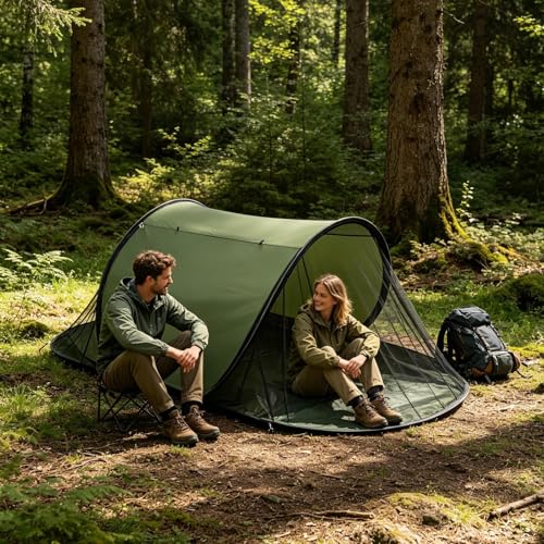 Casa mosquitera pop-up plegable y portátil para camping 4