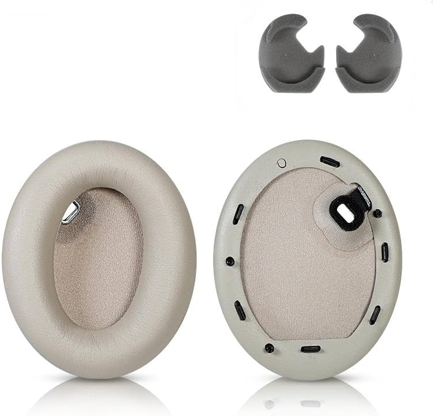 Amazon | 交換用イヤーパッド Sony WH-1000XM4ヘッドフォン、レザー
