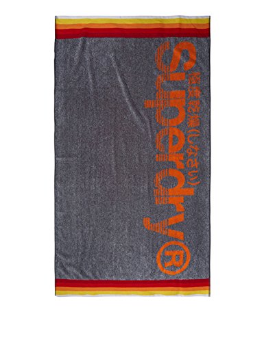 Preisvergleich Produktbild Superdry Strandtuch Sun Rider Towel Dark Grey Mari