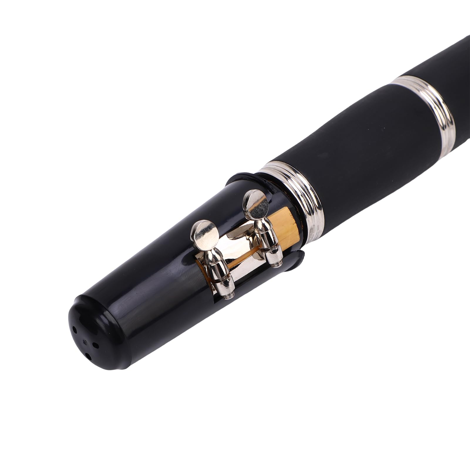 Alomejor G Key Clarinet, 17 Keys Instrumento Profesional de Viento de Madera con Estuche Duro y Tela de Limpieza, para Estudiantes Principiantes Niños Adultos