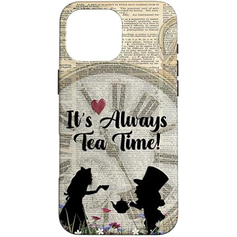 Alice & Mad Hatter iPhone Case by Gypsy Queen Cover