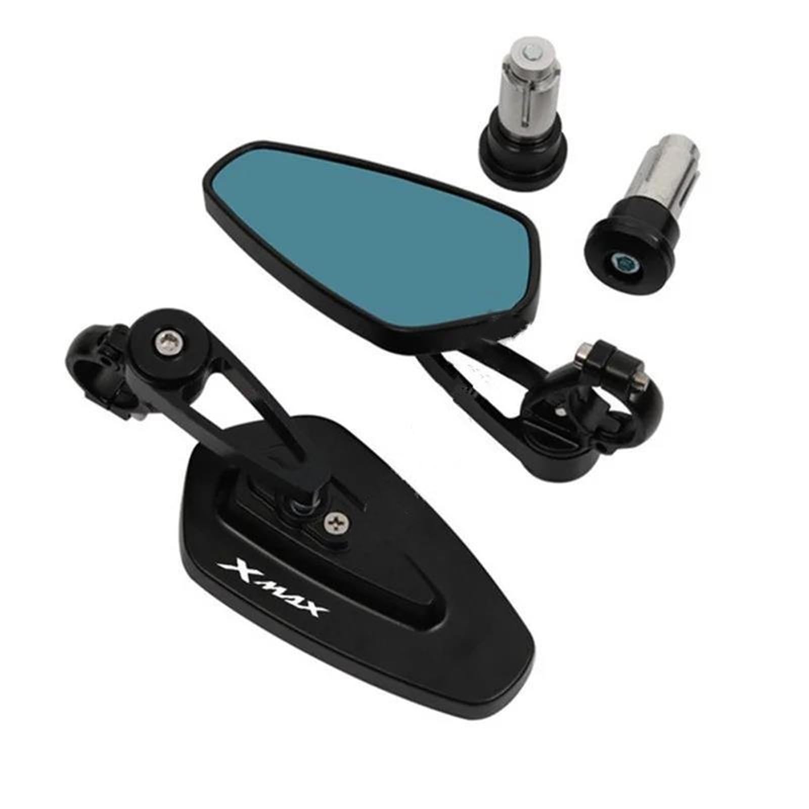 Espejos retrovisores de aleación para manillar de 22mm de moto XMAX 300 y 400