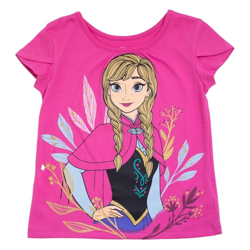 Image of Disney Princess Girls' T-Shirt and Tutu Skirt Set with Scrunchie Toddler to Big Kid