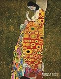  Gustav Klimt Planificador Annual 2021: Esperanza II  Agenda Semanal  Ideal Para la Escuela, el Estudio y la Oficina  Art Nouveau  Enero a Diciembre 2021
