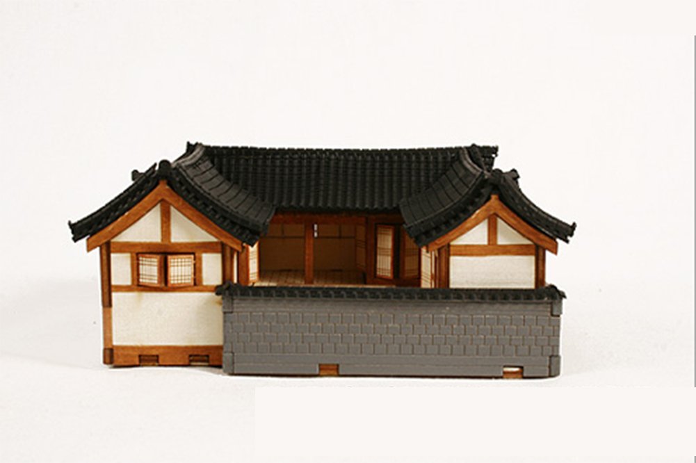 Desktop Holz Modellbausatz Seoul, Bukchon Hanok A/YG613