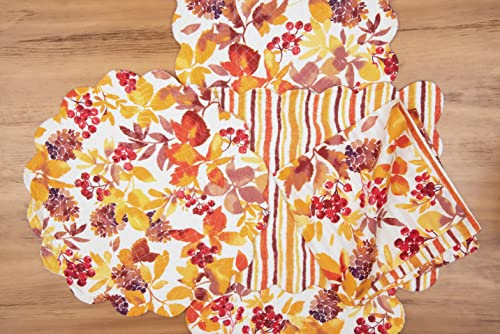 Set de 6 Servilletas de Tela Cuadradas Naranja C&F Home miniatura 4