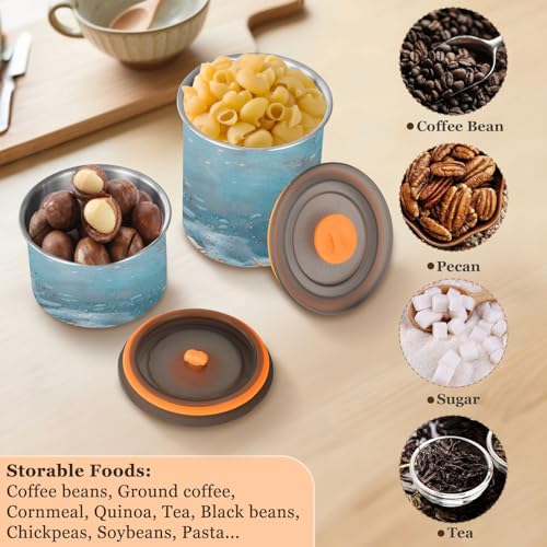 Envase Hermético de Acero Inoxidable para Café 500ml miniatura 5