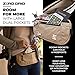 Money Belt for Secure Travel - RFID Blocking Slim Passport Holder - Hidden Waist Pouch for Cash, Credit Cards, Documents - Concealable Under Clothes, Water-Resistant Travel Belt for Men and Women