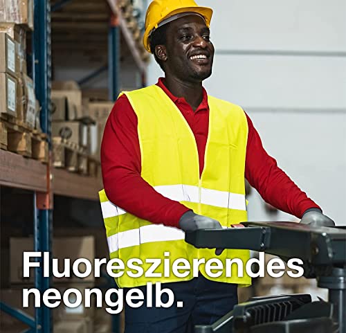 TK Gruppe Timo Klingler 4X Warnwesten EN ISO 20471 - Pannenweste 2023 Unfallweste Pkw Sicherheitsweste Weste Neongelb… – Bild 6