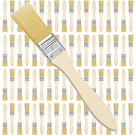 Kurtzy Wooden Chip Paint Brush Set - 72 Pack Cover