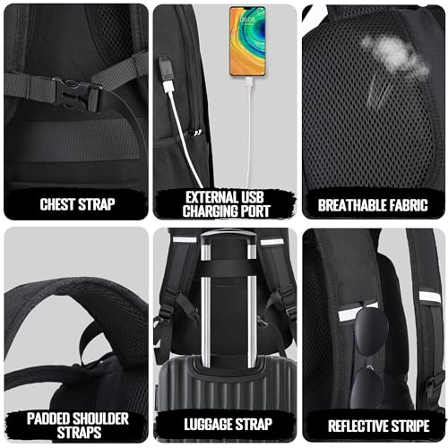 HILOMON 2-in-1 Laptop Lunch Backpack