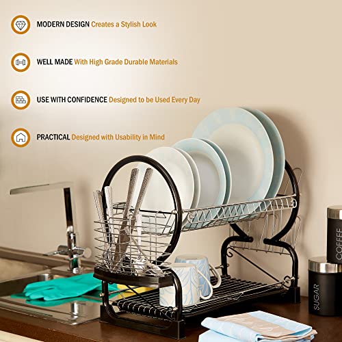 Premier Housewares 0509635 Scolapiatti, 2 Ripiani