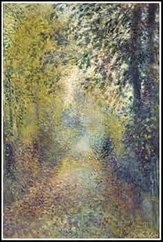 ピエール オーギュスト ルノワール ブローニュの森の乗馬道 ミクストメディア ルノワール 「ブローニュの森の乗馬道」 [79050]のアート作品