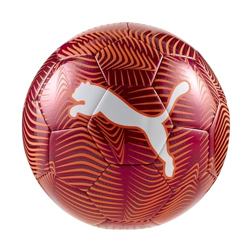 PUMA Erwachsene FINAL Graphic Fußball 3 Glowing Red Dusky Gray