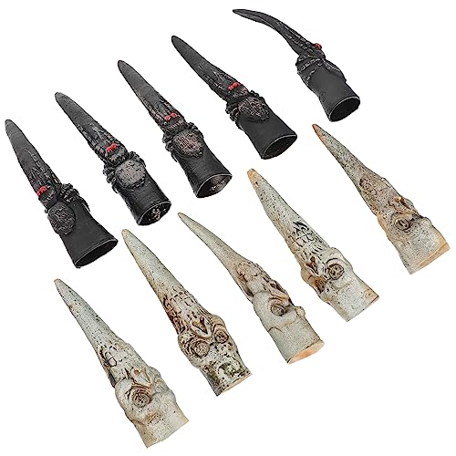 CANIGHT 10 Stücke Halloween Spinne Schädel Nägel