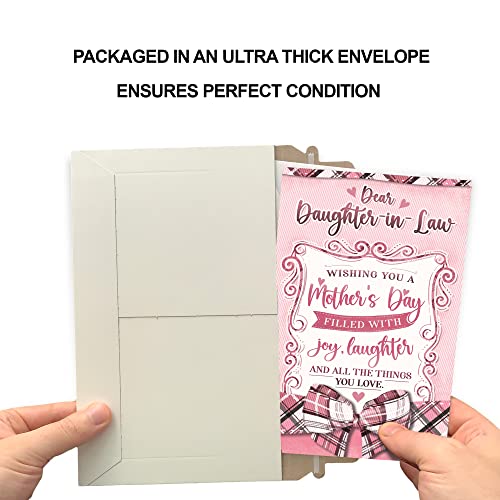 Mother's Day Card, Prime Greetings, Made In America, Eco-Friendly, Thick Card Stock With Premium Envelope 5In X 7.75In, Packaged In Protective Mailer (Daughter In Law) #TOP4