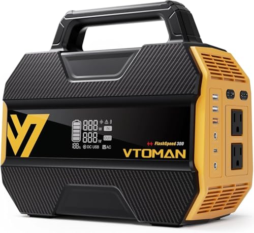 Image of VTOMAN FlashSpeed 300 Portable Power Station 300W, 230Wh Solar Generator