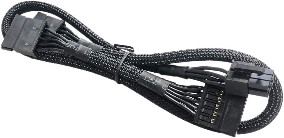         Zahara 6 pin to 3X SATA Driver Power Cable Replacement for EVGA Supernova 450-850 G2 B3 G3 G5 P2 B2       