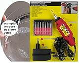 prodigital Penna per Incisore Kit ompleto di Molte Punte diamantate tugsteno per Poter Utilizzare INCISORE Elettrico per Gioielli, Pietre preziose, Fai da Te