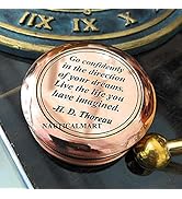 Brass Compass Go Confidently in The Direction of Your Dreams Engraved Compass for Confirmation Gi...
