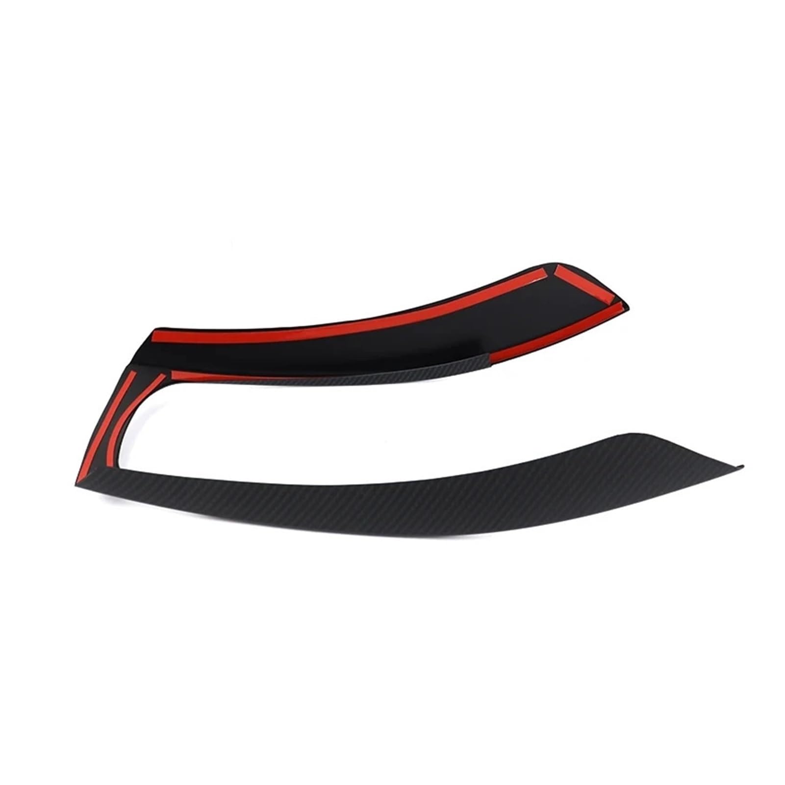 Kompatibel mit Audi Q5 8R 2010-18 SQ5 8R 13-17 Zubehör Carbon Fiber Style Innendekoration Mittelkonsole Tür Innenaufkleber ABS